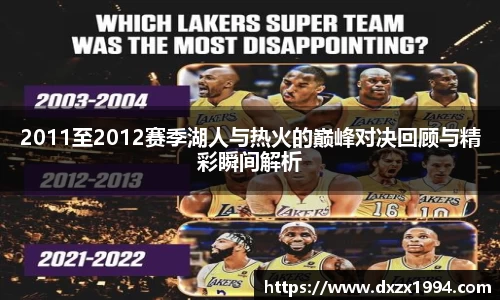 2011至2012赛季湖人与热火的巅峰对决回顾与精彩瞬间解析